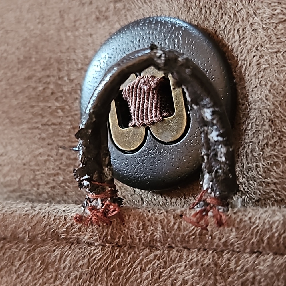 Croft & Barrow, brown, winter coat with faux fur interior and collar. Size S - Picture 10 of 10